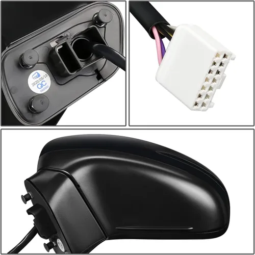 Vista 5 de DNA Motoring OEM-MR-HO1320320 - Espejo retrovisor con calefacción, para puerta del lado izquierdo del conductor, con señal de giro compatible