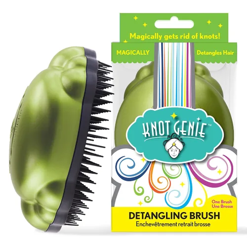 Vista 7 de Knot Genie, Cepillo para desenredar el cabello, Azul