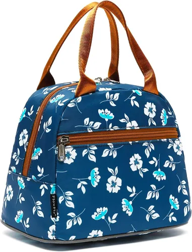 Vista 42 de Bolsa de almuerzo aislada FlowFly - Bolsa de asas organizadora para mujeres/hombres, Alpaca