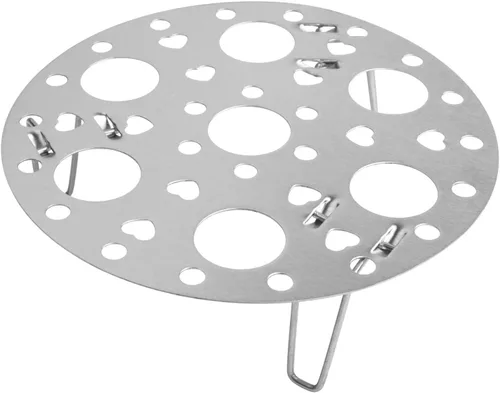 Vista 5 de Stainless Steel Steamer Rack Adjustable Dishwasher Safe