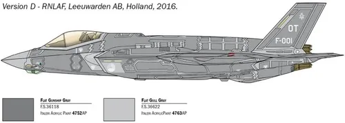 Vista 6 de Italeri Jaguar Gr.3 Big Cat - Escala de colores especiales 1: 72, aviones de combate