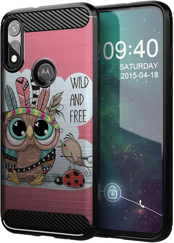 Vista 32 de CasesOnDeck - Funda compatible con Motorola Moto E (2020), diseño delgado, flexible, elegante, de protección contra golpes, funda de poliuretano