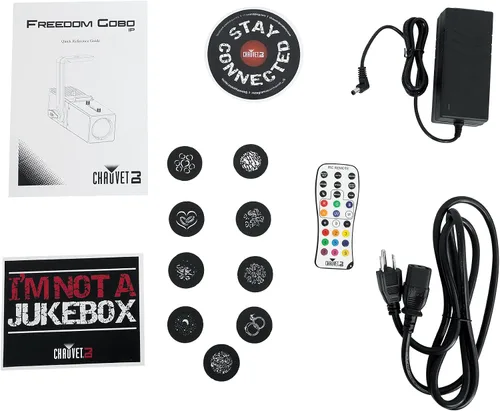 Vista 8 de Chauvet DJ Freedom GOBO - Proyector GOBO IP alimentado por batería y clasificación para exteriores