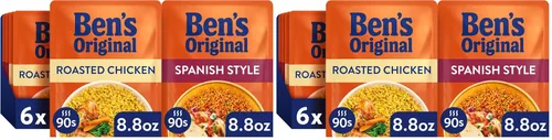 Vista 13 de BEN'S ORIGINAL Arroz Basmati Listo, Guarnición Fácil, Bolsa de 8.5 oz (Paquete de 6)