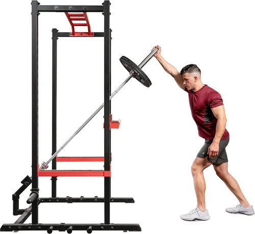 Vista 8 de Sunny Health & Fitness Power Cage Squat Rack Attachments for Home Gym