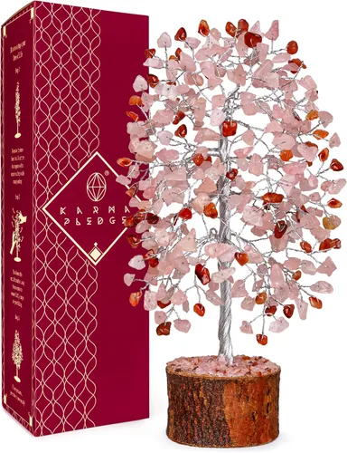 Vista 42 de Árbol de la vida de cristal para decoración del hogar y la oficina, regalos para mujeres, piedras curativas de amazonita de chakra, árbol bonsái