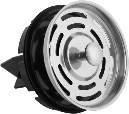 Vista 2 de Pilipane Combo de colador y tapón para fregadero de cocina, accesorios de piezas de triturador de desechos de alimentos, reemplazo de colador