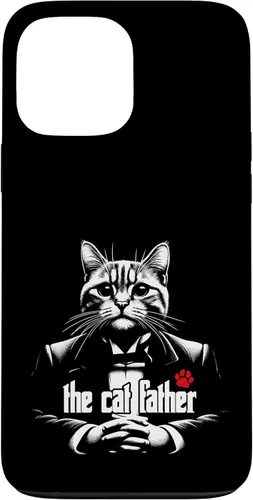Vista 24 de The Catfather Fathersday Funny Gifts Best Birthday Cat Dad Case for iPhone 16