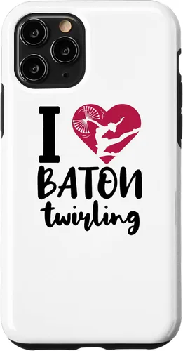 Vista 27 de iPhone 16 I Love Baton Twirling Majorette Baton Twirler Case