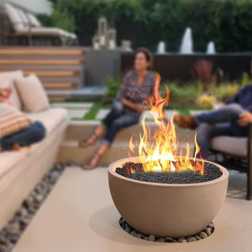 Vista 7 de Onlyfire Roca de lava negra de 10 libras para hoguera/chimenea/parrilla de Negro