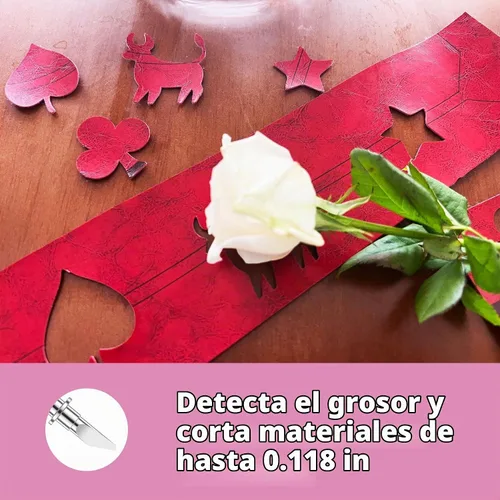 Vista 5 de Paquete de 2 cuchillas automáticas CADXBLD1 para Brother ScanNCut DX, utilizando material de acero de tungsteno de resistencia duradera