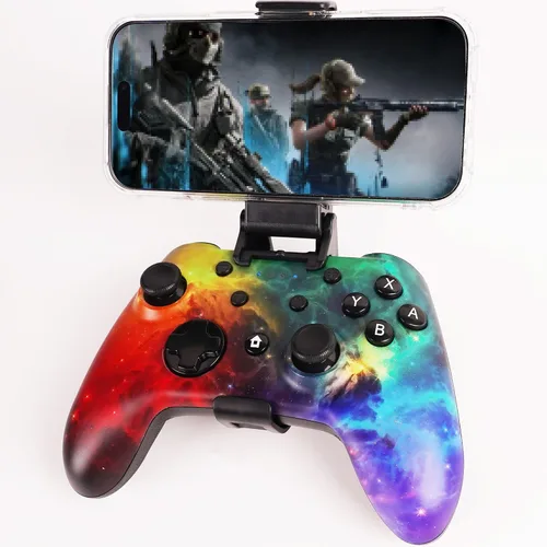 Vista 11 de Wzuicov Multi-Platform Game Controller with RGB & Dual-Mode Bluetooth & Wired Connection, Wireless Gamepad for Switch/Switch 2/iOS/Android/PC/TV