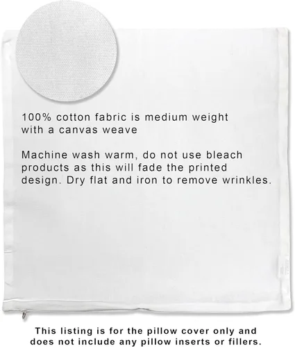 Vista 5 de sockprints Personalized Pillow Case Cover 18x18 - Throw Pillow Covers - Custom Monogram Accent Pillow - Pillow Covers with Names - Love Makes Our
