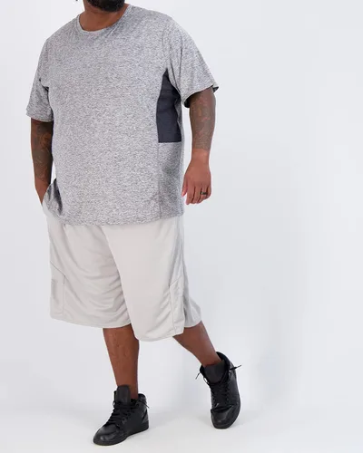 Vista 4 de Real Essentials Paquete de 3 Camiseta de manga larga y corta para hombre, tallas grandes y altas, para hombre (3XT-5XT)