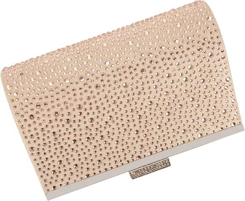 Vista 5 de DEXMAY Crystal Clutch Purse for Women Rhinestone Frame Clutch Handbag for Party