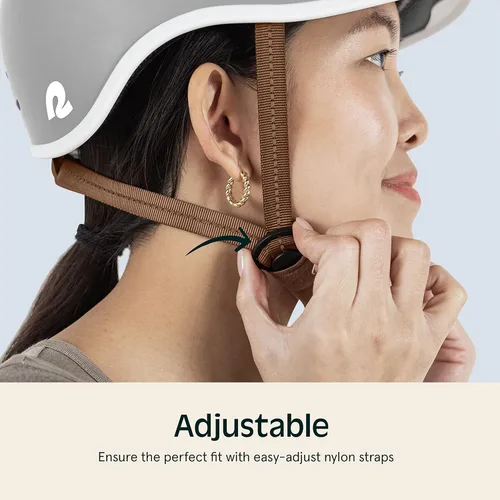 Vista 4 de Retrospec Remi - Casco de bicicleta para adultos para hombres y mujeres, casco de bicicleta para desplazamientos, ciclismo de carretera, patinaje