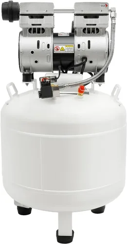 Vista 9 de Cabezal de bomba de compresor de aire, cabezal de compresor de aire de 3 HP con 2 cilindros, compresor de aire lubricado con aceite con polea