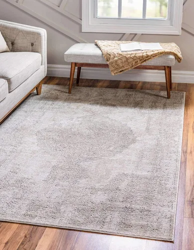 Vista 14 de Unique Loom Portland Collection - Alfombra rectangular de madera (2 pies 2 pulgadas x 3 pies 1 pulgada, rectangular, azul/marfil)