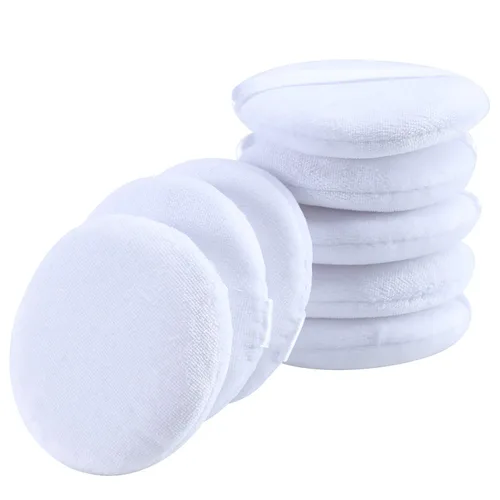 Vista 8 de Senkary 8 almohadillas de polvo de algodón suave para maquillaje, para polvo, suelto, prensado y corporal (2.36 pulgadas)