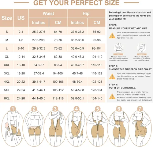 Vista 5 de FeelinGirl Get the Perfect Figure Shapewear for Women - Tummy Control, Butt Lifting, Thigh Shaping, and Waist Training
