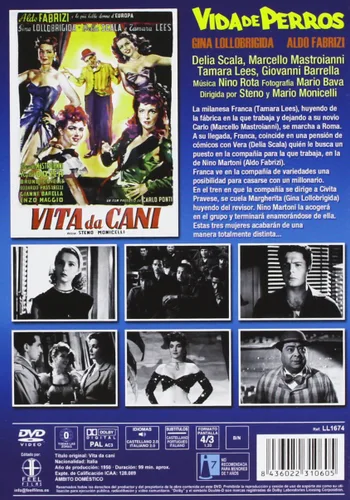 Vista 2 de Vida De Perros (Import Movie) (European Format - Zone 2) (2013) Gina Lollobrigida Aldo Fabrizi Delia Scal