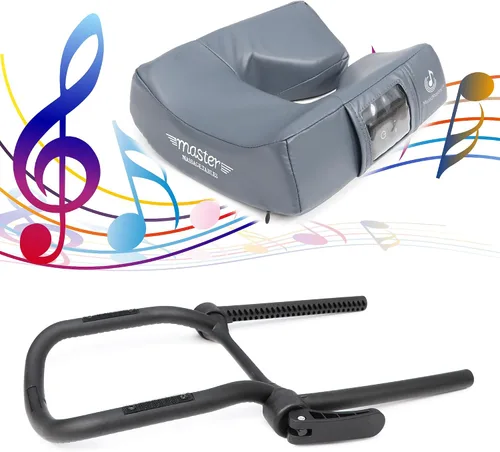 Vista 23 de Master Massage Universal MusicMaster - Juego de cojines redondos de media luna y mesa de masaje ajustable, juego de mesa de masaje/reposacabezas