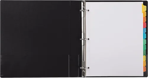 Vista 4 de Index Maker, láser/inyección de tinta, 12 pestañas, 5 unidades, 8-1/2"x11", multicolor, se vende como 1 paquete