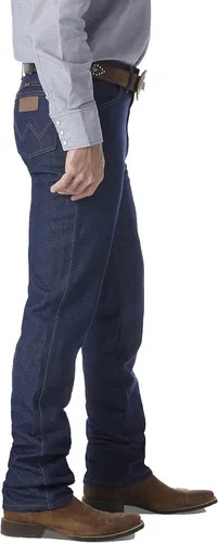 Vista 3 de Wrangler - Pantalón de mezclilla entallado de corte vaquero para hombre