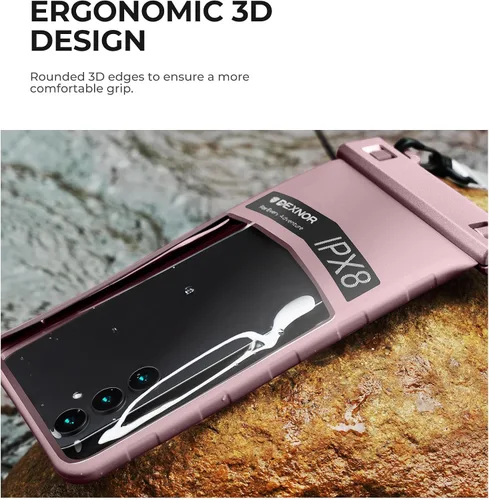 Vista 6 de Dexnor Bolsa impermeable IP68 para teléfono, funda universal 3D para teléfono celular con cordón ajustable de doble gancho para iPhone 15 14 13 12