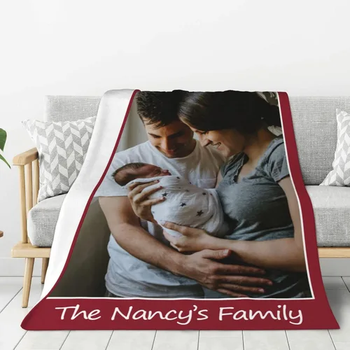 Vista 65 de JCETUNO Regalos personalizados de San Valentín para él y ella, mantas personalizadas con foto, mantas de fotos personalizadas, mantas de fotos