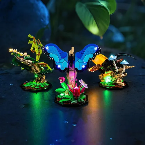 Vista 6 de Kit de iluminación LED BrickBling para Lego Sonic Green Hill Zone (SIN Modelo), Compatible con el set de juego 21331, juego de luces creativas DIY