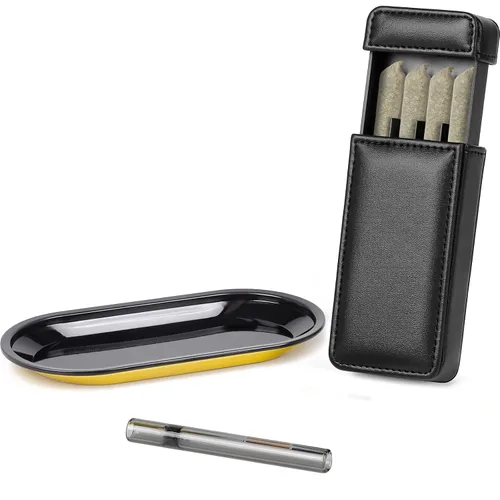 Vista 9 de OZCHIN Porta-cigarrillos con extracción y empuje, pipa para fumar tabaco, estuche para cigarrillos, regalos, mantiene 4 de tamaño rey, gran regalo
