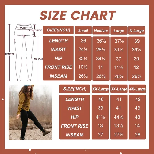 Vista 6 de GAYHAY Leggings con forro polar para mujer Pantalones de yoga gruesos para invierno, cálidos, térmicos, de cintura alta, control de abdomen