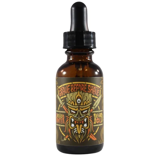 Vista 8 de Grave Before Shave™ Aceite para barba (aroma a ron de bahía) 4 onzas. Botella