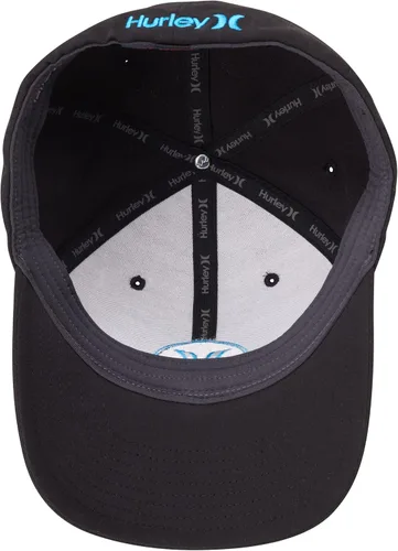 Vista 5 de Hurley Sombrero para hombre - H2O-DRI Super Icon Gorra elástica con ala curvada