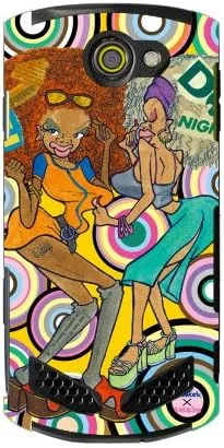 Vista 53 de MSOJ1C-ABWH-151-M827 Cute Dancers, Circle and Yellow Back Design by Artwork/for Xperia J1 Compact D5788/MVNO Smartphone (SIM Free Device)