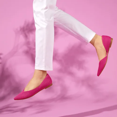 Vista 2 de VIVAIA Melia - Zapatos planos planos de ballet para mujer, estilo casual, sin cordones, lavables y puntiagudos