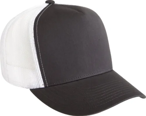 Vista 42 de Flexfit - Gorra ajustable de malla elástica en dos tonos Negro
