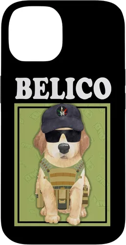 Vista 4 de Funda para iPhone 16 Perrito Belico Funny Mexican Corridos Belicos
