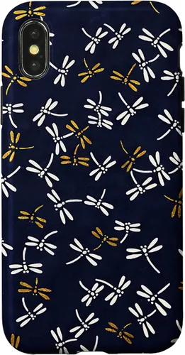 Vista 5 de Dragonflies Pattern Japanese Tombo Akitsu Case for iPhone 17