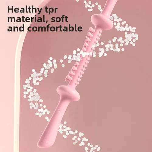 Vista 7 de Keenso Muscle Roller Stick, with Scale Patterned Handle, Multifunctional Manual Massage Tool for Whole Body Relaxation