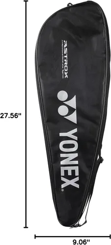 Vista 8 de YONEX Raqueta de bádminton Astrox 88s Play with Full Cover (Eemrald Blue) Material: Grafito