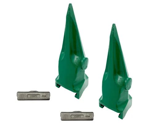 Vista 5 de Cubo de excavadora solo diente de roca de tigre con pin, compatible con ESCO Super V39 Series - V39VY (1)