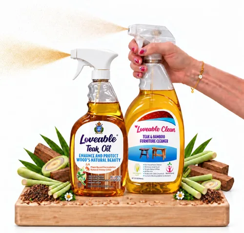 Vista 17 de EcoDecors Loveable - Botella de spray de aceite de teca de 24 onzas, paquete de 2