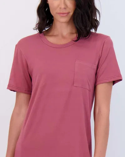Vista 3 de Real Essentials Paquete de 3 camisón de manga corta para mujer, camisón de pijama, ropa de dormir (disponible en Plus)