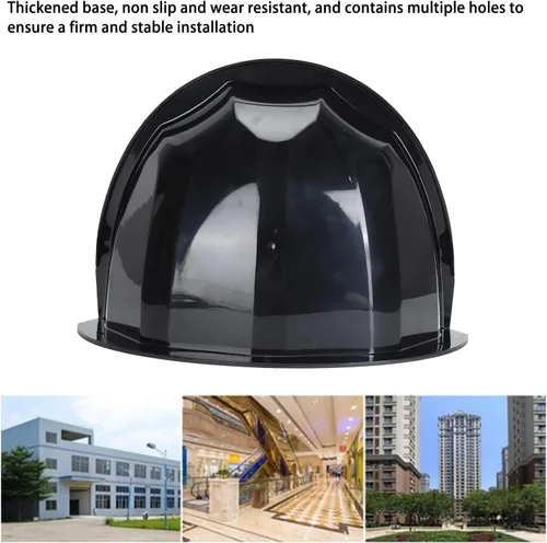 Vista 3 de Cubierta universal para cámara de protección solar y lluvia, protector de cámara de seguridad para exteriores, techo protector para cámaras de Negro