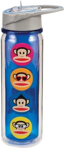 Vista 2 de botellas de agua, Paul Frank, 8", Multicolor