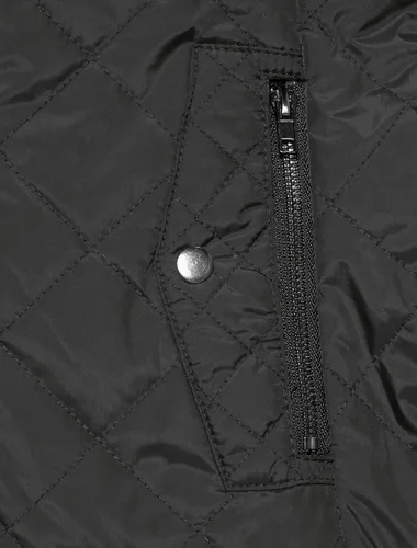 Vista 5 de Allegra K - Chaleco acolchado y ligero, de cuello alto, con cremallera, para mujer