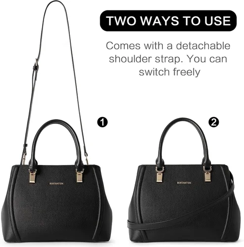 Vista 4 de BOSTANTEN Paquete de bolsos de cuero para mujer