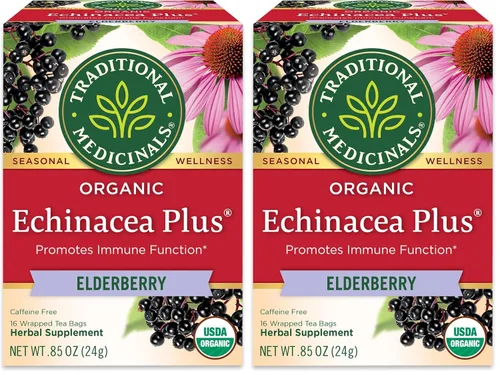 Vista 26 de Traditional Medicinals Té orgánico que respira fácilmente, promueve la salud respiratoria, 16 bolsas de té